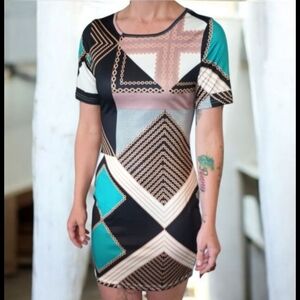 Vintage Color Block Mini